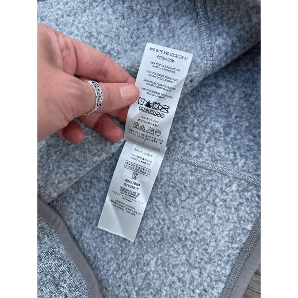 Patagonia NWT Better Sweater 1/4 Zip Gray Pullover, Size Medium, MSRP $118 - Picture 6 of 11